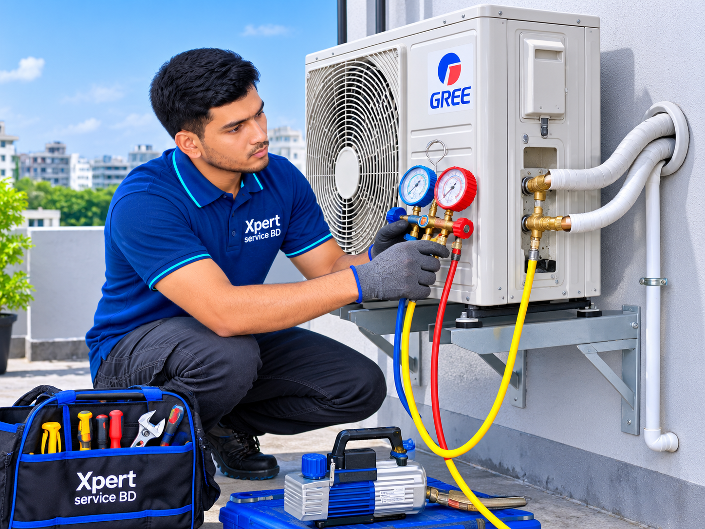 AC Gas Refill & Gas Leak Repair in Dhaka