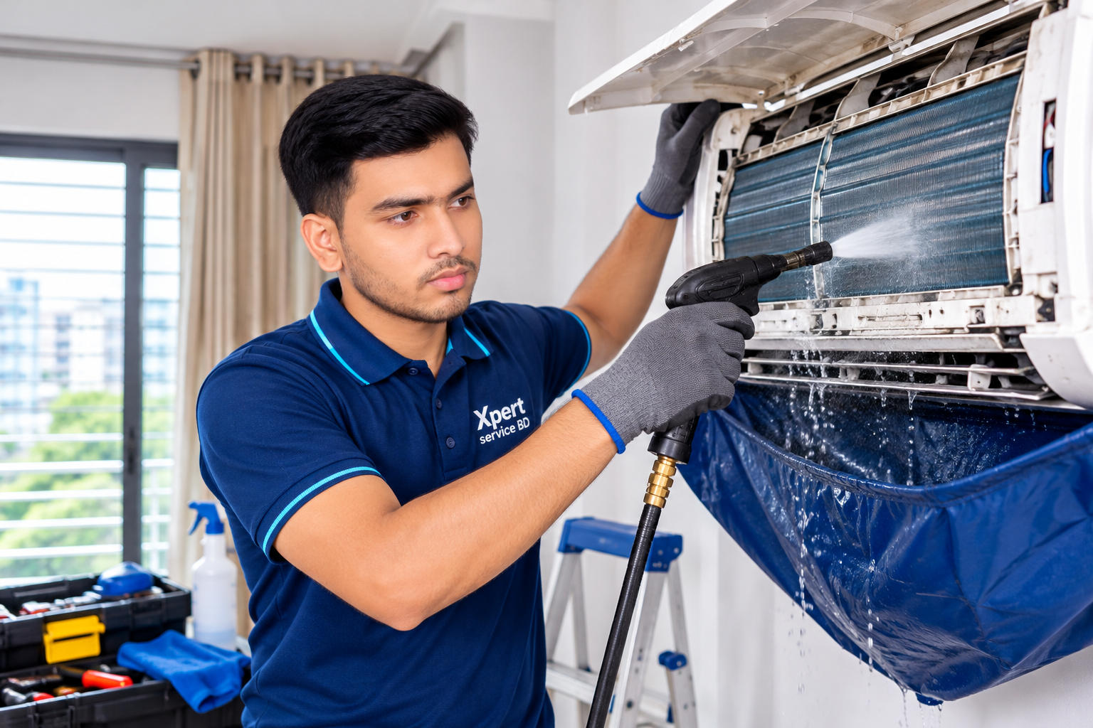 AC Servicing in Mirpur, Dhaka